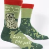 Ain't No Bad Joke Like A Dad Joke M-Crew Socks