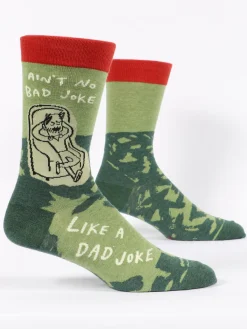 Ain't No Bad Joke Like A Dad Joke M-Crew Socks