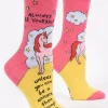 Always Be Yourself Unless You Can Be A Unicorn W-Crew Socks