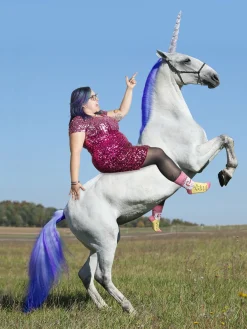 Always Be Yourself Unless You Can Be A Unicorn W-Crew Socks
