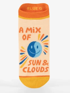 A Mix Of Sun & Clouds Sneaker Socks