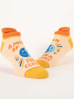 A Mix Of Sun & Clouds Sneaker Socks