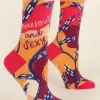Anxious and Sexy W-Crew Socks