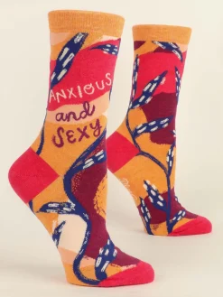 Anxious and Sexy W-Crew Socks