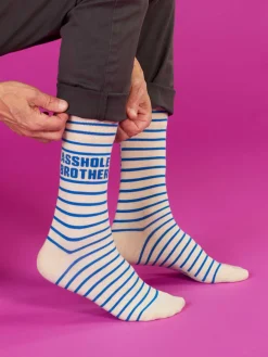 Asshole Brother M-Crew Socks