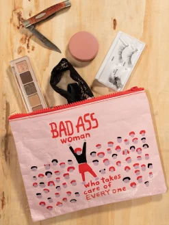 Bad Ass Woman Who Takes Care Of Everyone Zipper Pouch