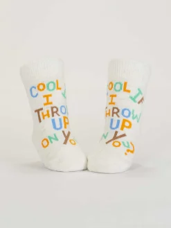 Big Fan Of Shapes & Colors/ Cool If I Throw Up On You? Baby Socks