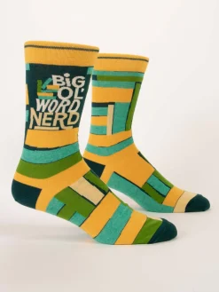 Big Ol' Word Nerd M-Crew Socks