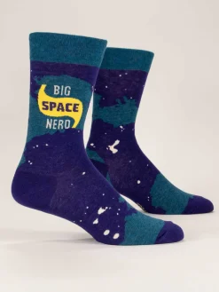 Big Space Nerd M-Crew Socks