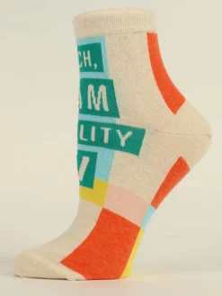 Bitch, I am Reality TV W-Ankle Socks