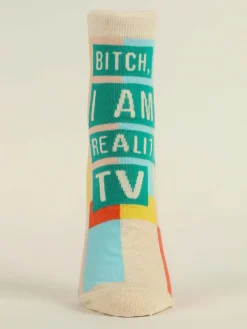 Bitch, I am Reality TV W-Ankle Socks