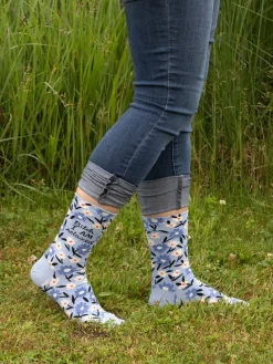 Bitch I AM Relaxed W-Crew Socks