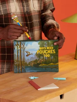Boys Need Pouches Too Zipper Pouch