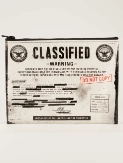 Classified Zipper Pouch