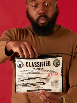 Classified Zipper Pouch