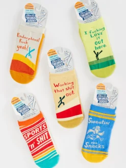 Clean Socks For A Whole Work Week! Sale Pack, with Swears (Small Sneaker Socks)