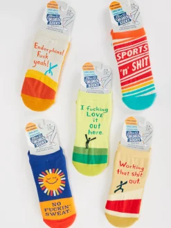 Clean Socks For A Whole Work Week! Sale Pack, with Swears (Sneaker Socks large)