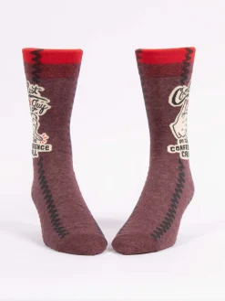 Coolest Guy On The Conference Call M-Crew Socks