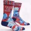 Crazy Cat Dude M-Crew Socks