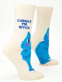 Cuddle Me Bitch W-Crew Socks