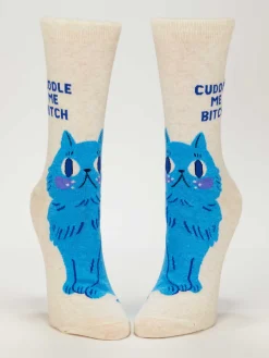 Cuddle Me Bitch W-Crew Socks