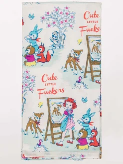 Cute Little Fuckers Dish Towel