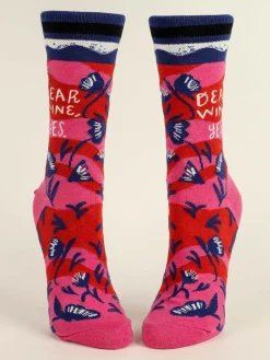 Dear Wine, Yes. W-Crew Socks
