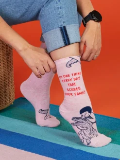 Do One Thing Every Day That Scares Your Family W-Crew Socks
