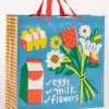 Eggs. Milk. Flowers. Shopper