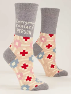 Emergency Contact Person W-Crew Socks