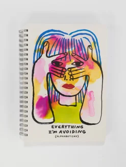 Everything I'm Avoiding (Alphabetized) 6x8 Spiral Notebook