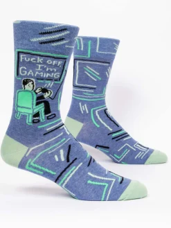 Fuck Off, I'm Gaming M-Crew Socks