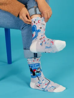 Fuck Off, I'm Gaming W-Crew Socks