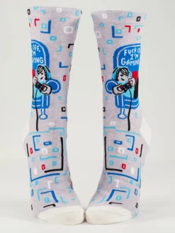 Fuck Off, I'm Gaming W-Crew Socks