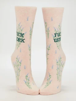 Fuck Work W-Crew Socks