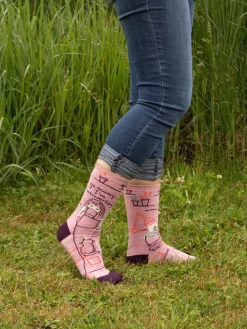 Go Away I'm Introverting W-Crew Socks