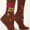 Here Comes Cool Mom W-Crew Socks