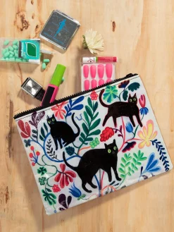 Here Kitty Zipper Pouch
