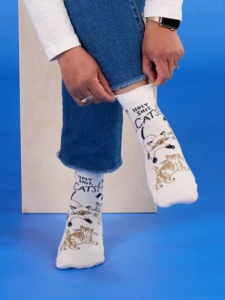 Holy Shit. Cats! W-Ankle Socks