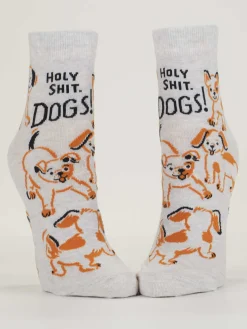 Holy Shit. Dogs! W-Ankle Socks
