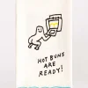 Hot Buns Are Ready Dish Towel