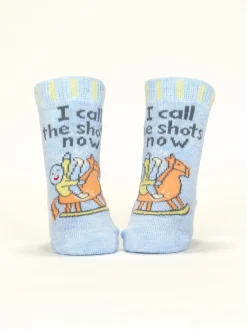 I Call The Shots Now/ It's Baby Time Baby Socks