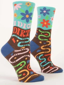 I Dig Dirt W-Crew Socks