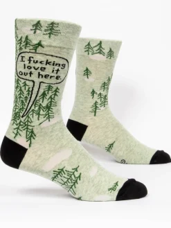 I Fucking Love It Out Here M-Crew Socks