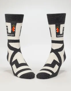 I Know A Shortcut M-Crew Socks
