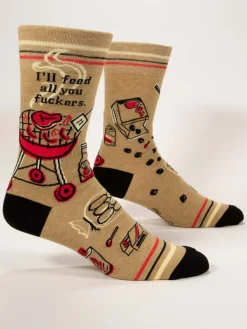 I'll Feed All You Fuckers M-Crew Socks