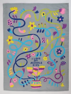I Love My Asshole Kids Dish Towel