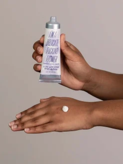 I'm a Delicate Fucking Flower Natural Hand Cream - Lilac with Some Basil & Rose
