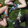 I'm A Delicate Fucking Flower W-Crew Socks