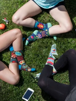 I'm A Delicate Fucking Flower W-Crew Socks